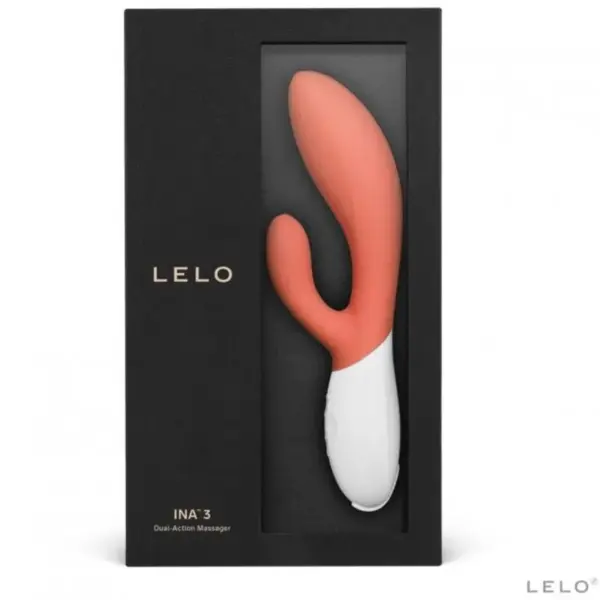 LELO - INA 3 Vibrador Rabbit Lujo Coral - Imagen 3