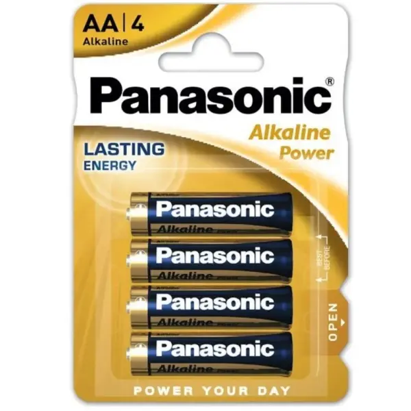 Panasonic - Pila Alcalina AA LR6 Blister*4