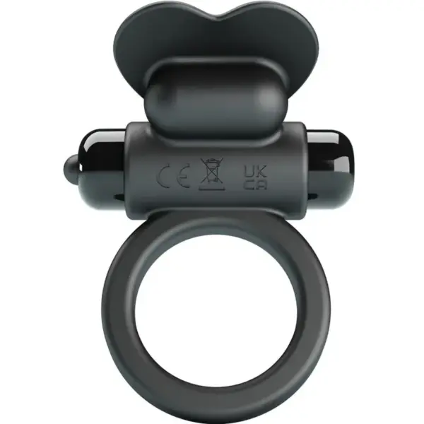 Pretty Love - Anillo vibrador conejo 10 vibraciones negro