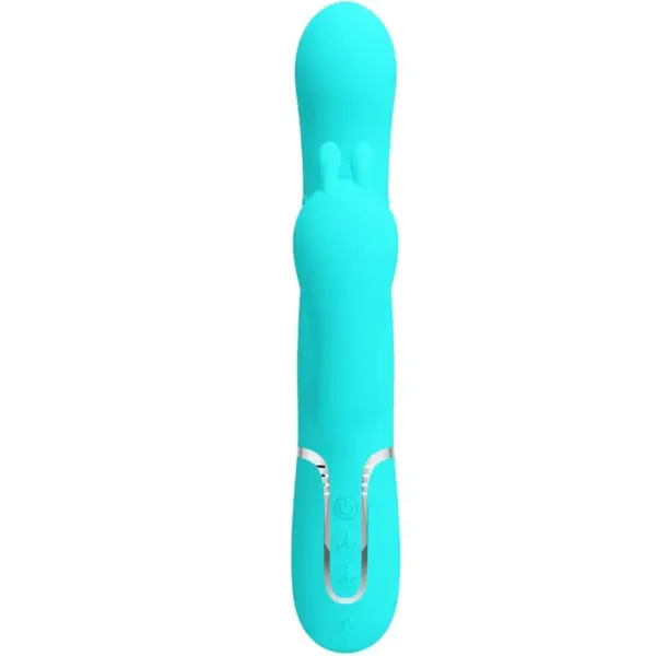 Pretty Love - Cammy Triple Vibrador Rabbit Multifunción 4 en 1 Azul - Imagen 2