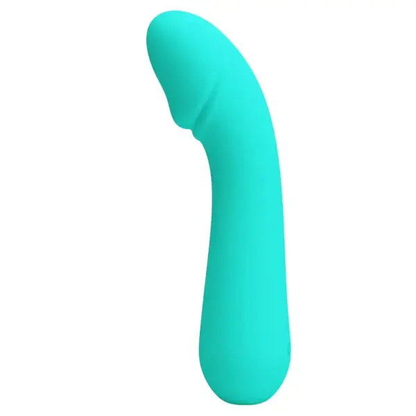 PRETTY LOVE - CETUS VIBRADOR RECARGABLE VERDE AGUA - Imagen 2