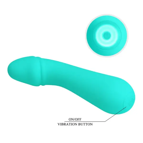 PRETTY LOVE - CETUS VIBRADOR RECARGABLE VERDE AGUA - Imagen 7