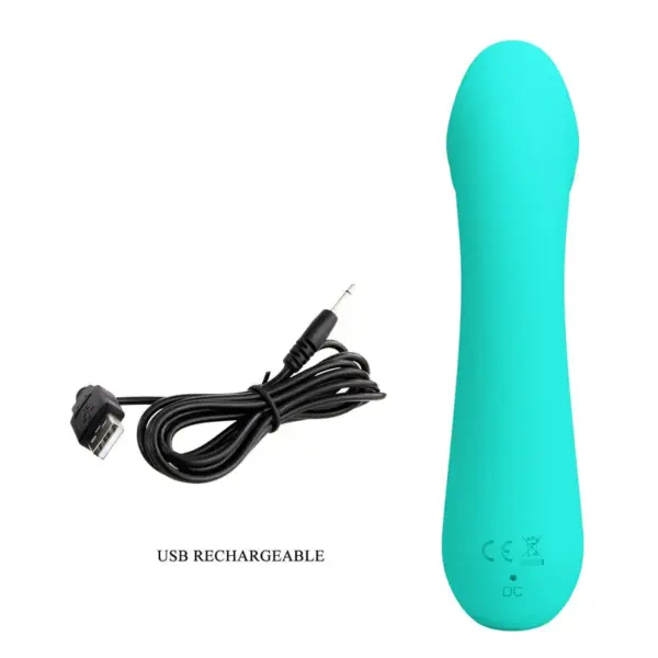 PRETTY LOVE - CETUS VIBRADOR RECARGABLE VERDE AGUA - Imagen 8