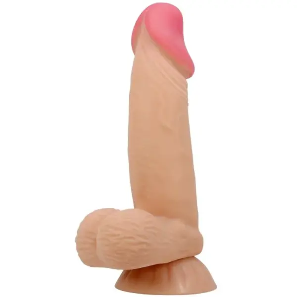 Pretty Love - Dildo Realístico con Ventosa Piel Deslizante 19.4 cm - Imagen 4