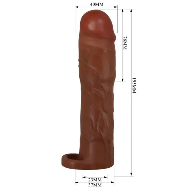 Pretty Love - Extensor de pene con 7.6 cm de longitud mulato - Imagen 6