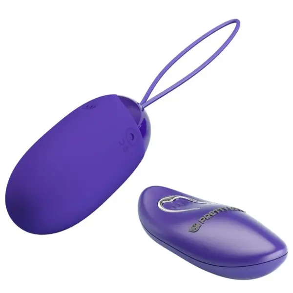 Pretty Love - Huevo vibrador control remoto morado - Imagen 3