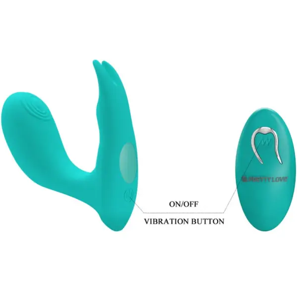 Pretty Love - Idabelle Vibrador Control Remoto Azul para Placer Personalizado - Imagen 6