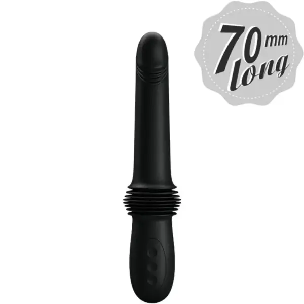 Pretty Love - Vibrador recargable con propulsión negro