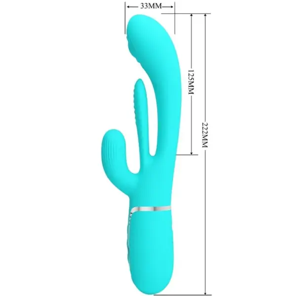 Pretty Love - Vibrador rabbit multifunción 3 en 1 - Imagen 7