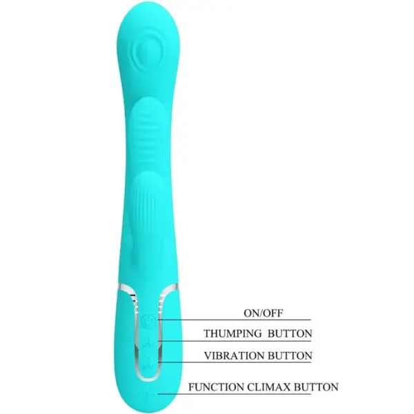 Pretty Love - Vibrador rabbit multifunción 3 en 1 - Imagen 8