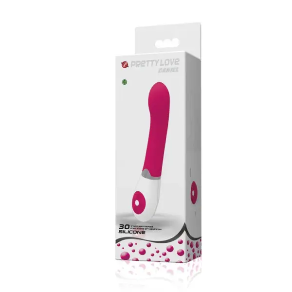 Pretty Love - Vibrador Daniel lila y blanco para placer íntimo - Imagen 9