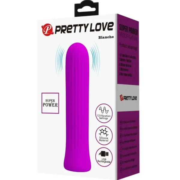 Pretty Love - Vibrador Estimulador Rosa con 12 Velocidades - Imagen 7