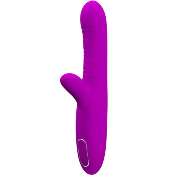 Pretty Love - Vibrador rabbit con licking morado