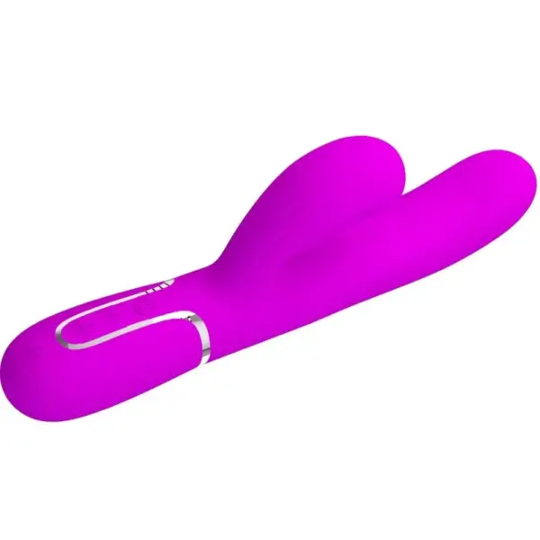 Pretty Love - Vibrador rabbit con licking morado - Imagen 3