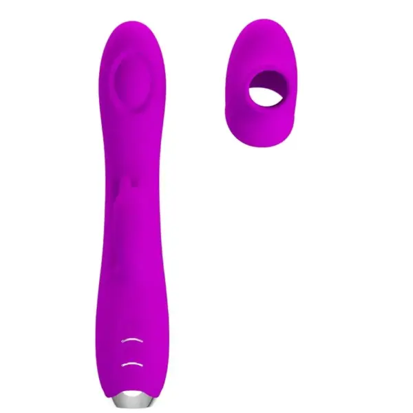 Pretty Love - Vibrador rabbit con licking morado - Imagen 6