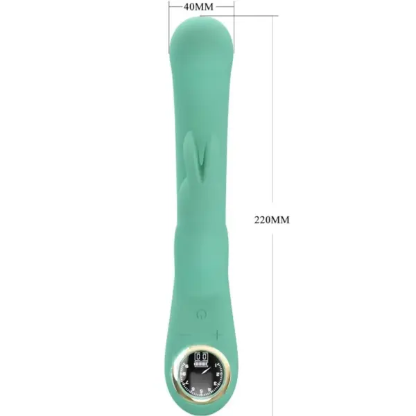 Pretty Love - Vibrador rabbit con punto G verde - Imagen 6