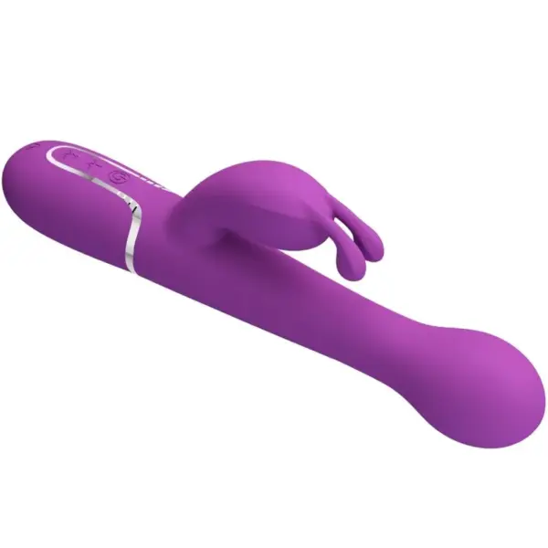 Pretty Love - Vibrador rabbit multifunción 3 en 1 morado - Imagen 4