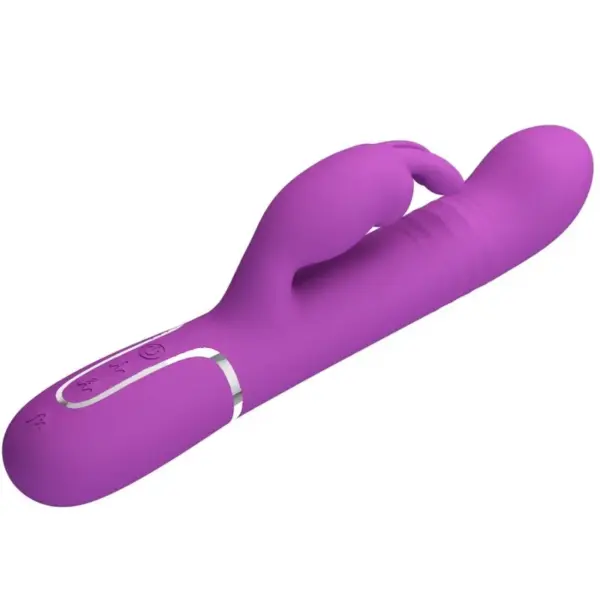 Pretty Love - Vibrador rabbit multifunción 4 en 1 morado - Imagen 3