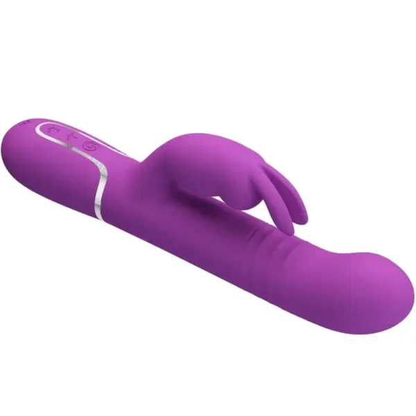 Pretty Love - Vibrador rabbit multifunción 4 en 1 morado - Imagen 4