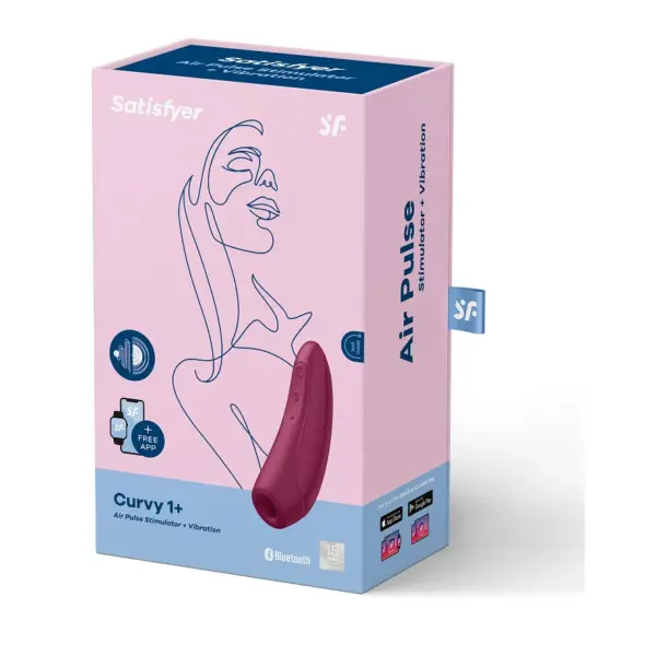 Satisfyer - Curvy 1+ en Rojo Rosado: Placer Orgánico con Tecnología Avanzada - Imagen 7