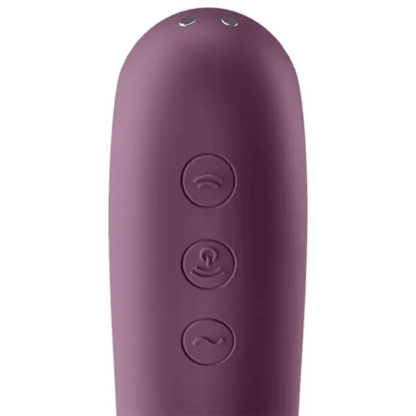 Satisfyer - Dual Kiss Estimulador Clítoris Púrpura - Imagen 3