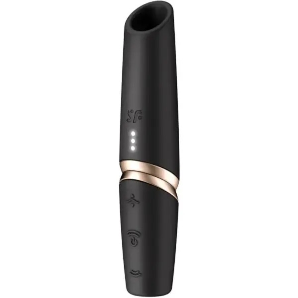 Satisfyer - Estimulador Clítoris por Ondas Perfect Kiss Negro/Dorado