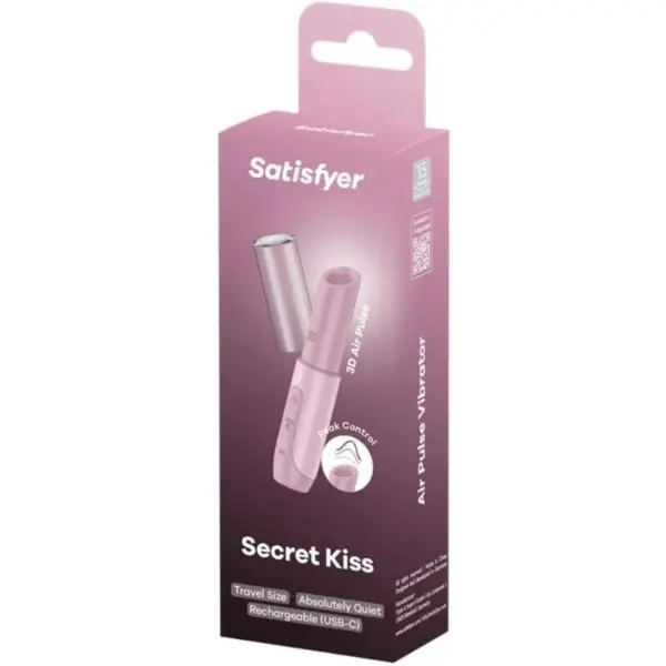 Satisfyer - Secret Kiss Estimulador Clítoris por Ondas Rosa - Imagen 6