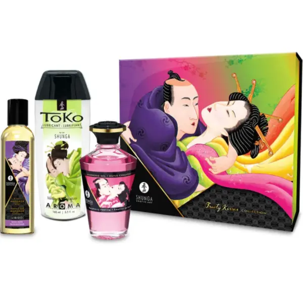 SHUNGA - Kit Fruity Kisses Collection: Placer Frutal para tus Momentos Íntimos