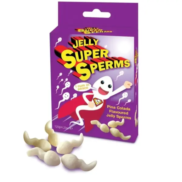 SPENCER & FLEETWOOD - Jelly Super Sperm Gominolas Forma Esperma 120 gr