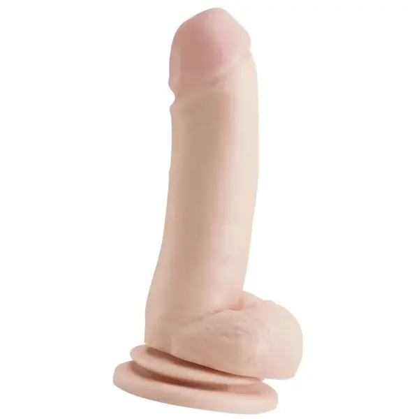 BASIX - Pene de gelatina succión natural 18 cm para una experiencia única