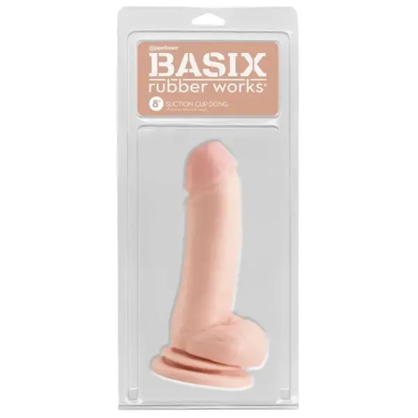 BASIX - Pene de gelatina succión natural 18 cm para una experiencia única - Imagen 2