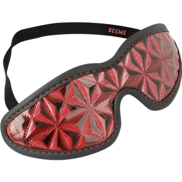 BEGME - Antifaz Elástico de Neopreno Rojo para Juegos BDSM