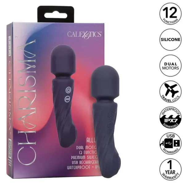 CALEXOTICS - Charisma Allure masajeador doble motor morado