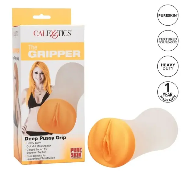 CALEXOTICS - Deep Pussy Grip Masturbador Boca para Placer Inigualable