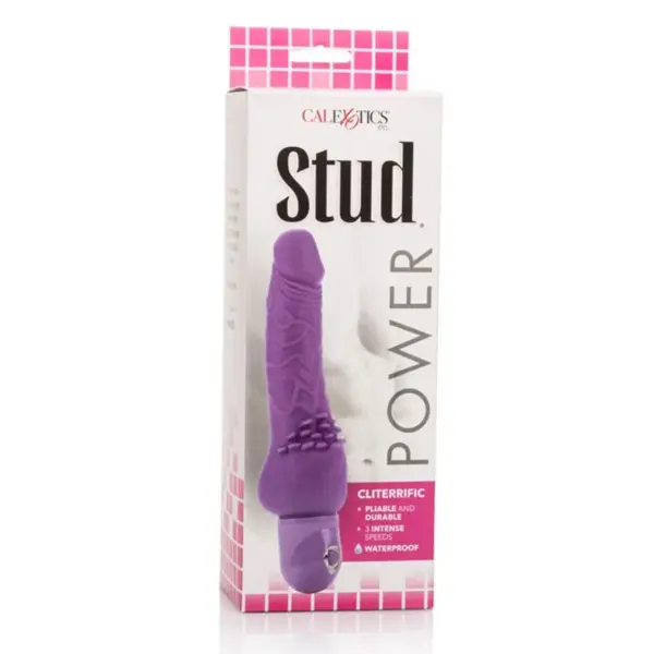 CALEXOTICS - Power Stud Cliterrific Vibrador Lila - Imagen 3