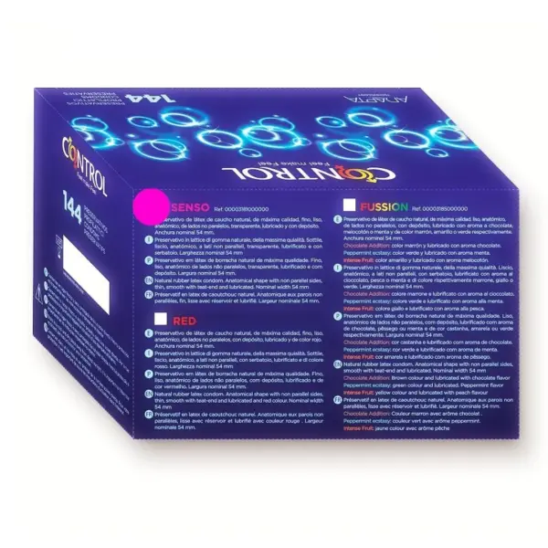 Control - Preservativos Adapta Senso 144 Unid para Sensibilidad Máxima