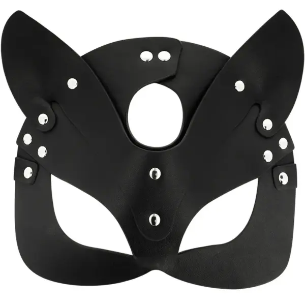 Coquette Chic Desire - Mascara Cuero Vegano con Orejas de Gato - Imagen 3