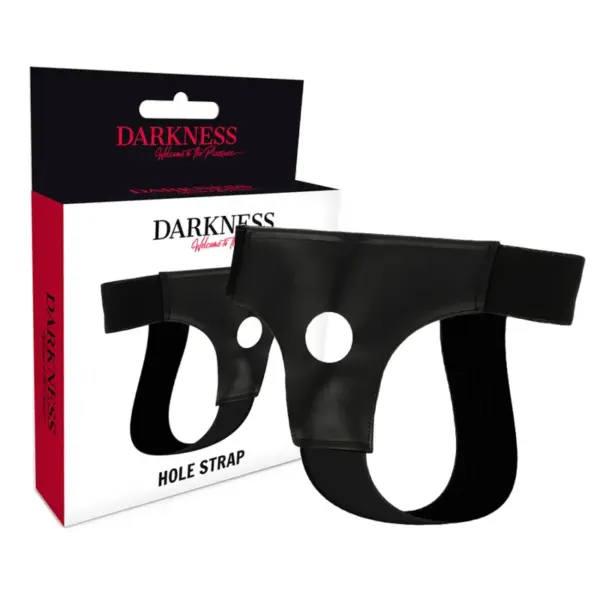 DARKNESS - Arnés con agujero talla única para juegos de dominación