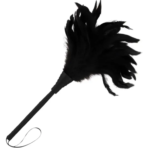 DARKNESS - Pluma Estimuladora Negro Lux para Sensaciones Eróticas
