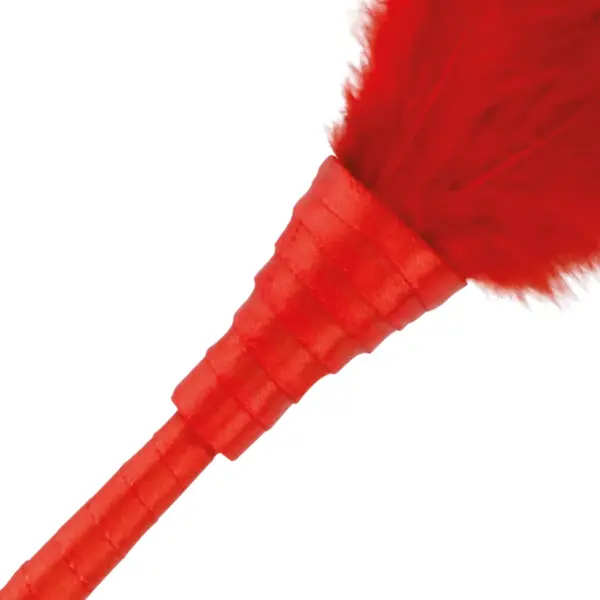 DARKNESS - Pluma Estimuladora Roja 24cm para Juegos Eróticos - Imagen 3