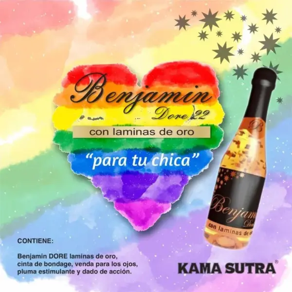 Diablo Picante - Benjamín Dore para tu chica gay con láminas de oro