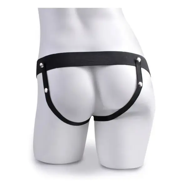 Fetish Fantasy Series - Arnés Ajustable Pene Realístico con Testículos Squirting 19 cm - Imagen 4