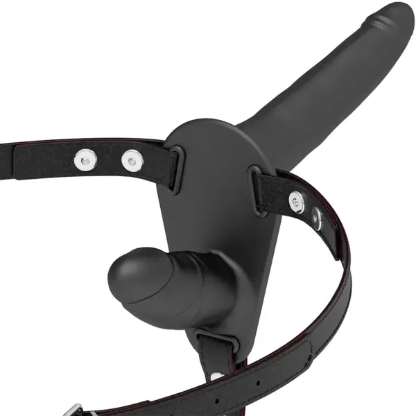 Fetish Submissive Harness - Doble Penetración Negro