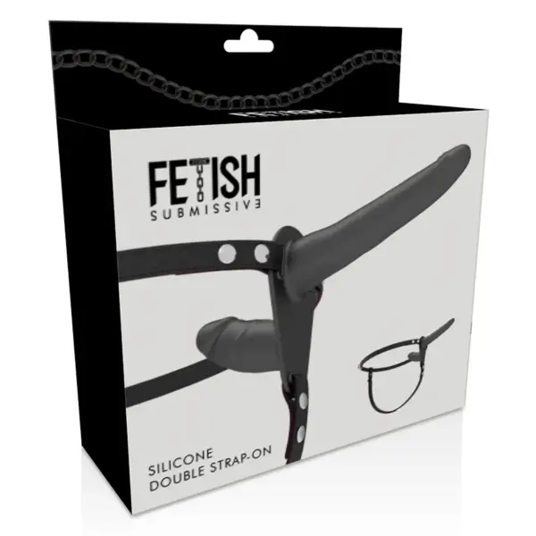 Fetish Submissive Harness - Doble Penetración Negro - Imagen 5