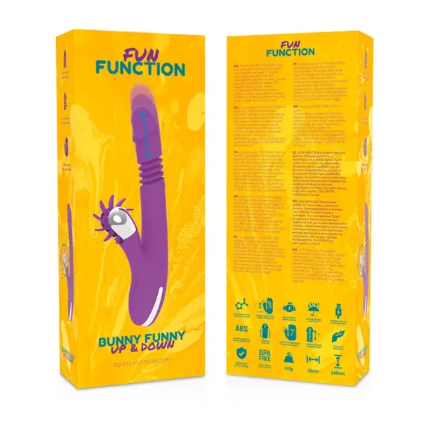 FUN FUNCTION - Bunny Funny Up & Down 2.0 - Estimulador Clitoriano Premium - Imagen 8