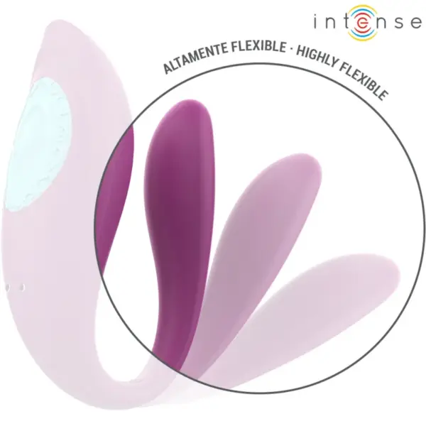 INTENSE - Vibrador U morado con control remoto Annie - Imagen 6