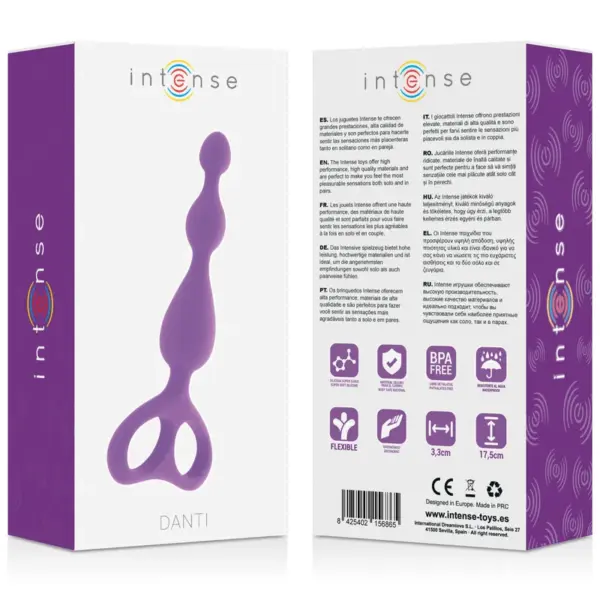 INTENSE - DANTI ANAL LILA: Estimulador Anal para Placer Aumentado - Imagen 6