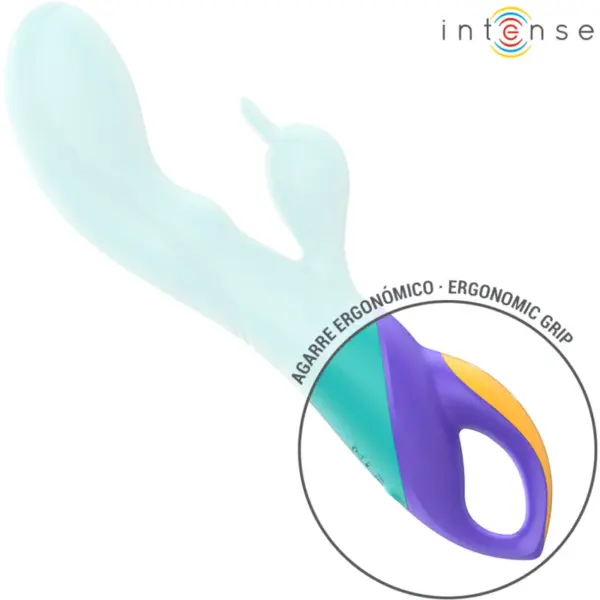 INTENSE - Vibrador rabbit azul para placer total - Imagen 4