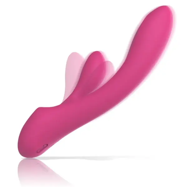 Intense - Vibrador Rabbit de Silicona Líquida Rosa para Doble Estimulación - Imagen 2