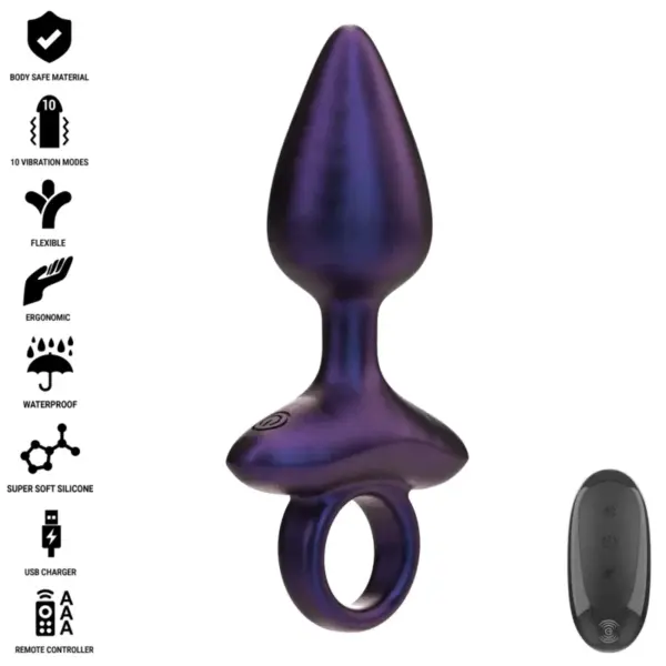 INTENSE - Plug anal vibrador Michael con control remoto